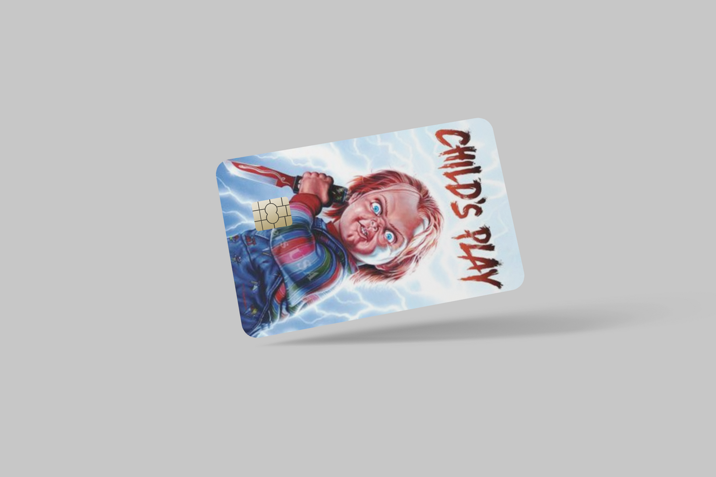 CHUCKY 2 PC, credit card skin & DEBIT CARD