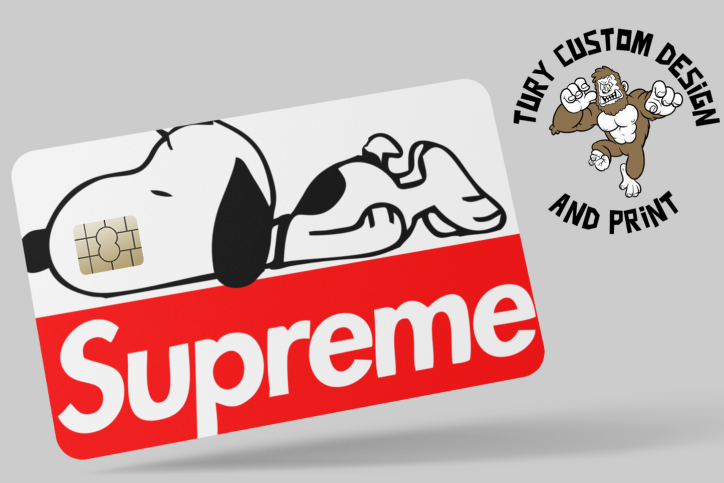 SUPREME 2 PC credit card skin & DEBIT CARD