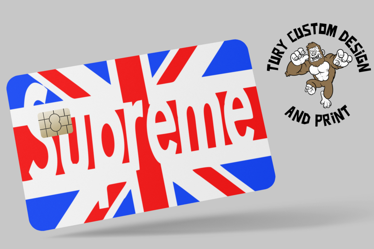 SUPREME 2 PC credit card skin & DEBIT CARD