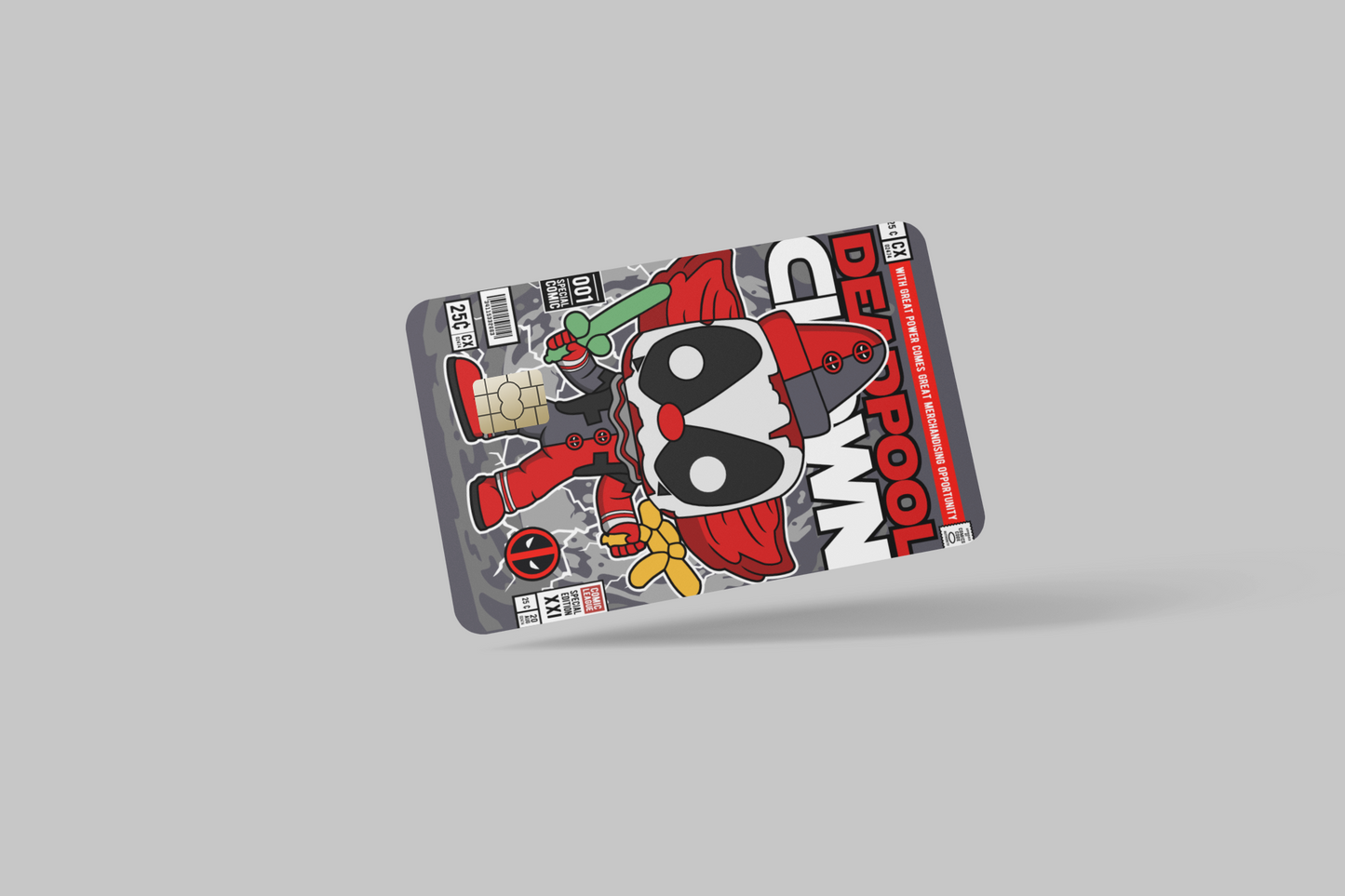 DEAD POOL 2 PC credit card skin & DEBIT CARD