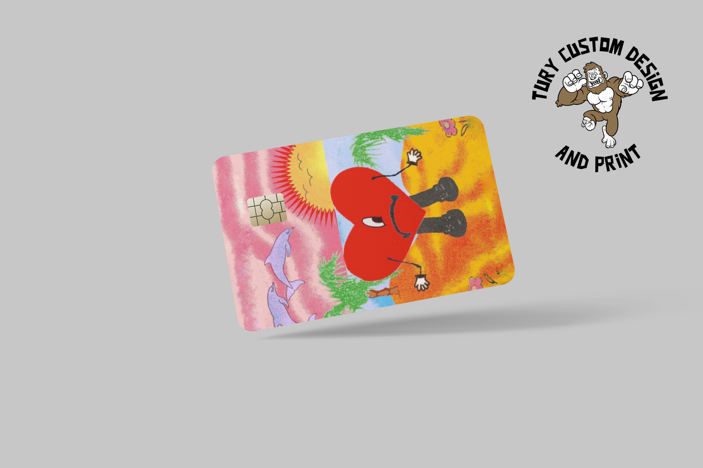 BAD BUNNY 2022 2 PC, credit card skin & DEBIT CARD
