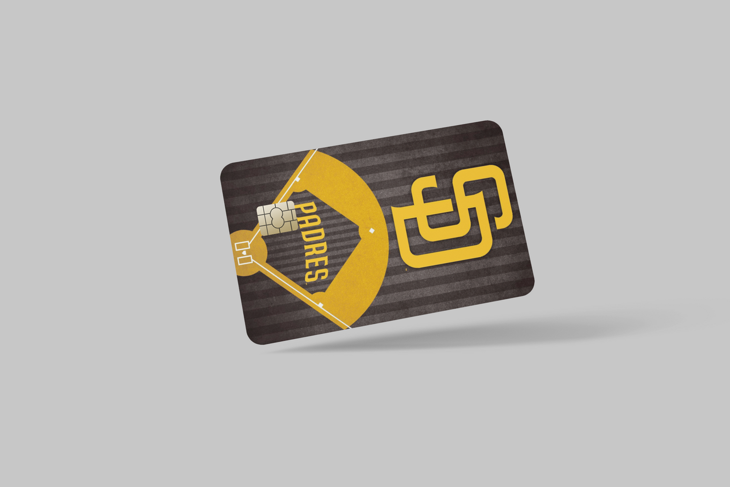 SAN DIEGO PADRES 2 PC credit card skin & DEBIT CARD