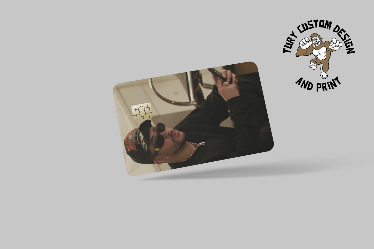 BAD BUNNY 2022 2 PC, credit card skin & DEBIT CARD