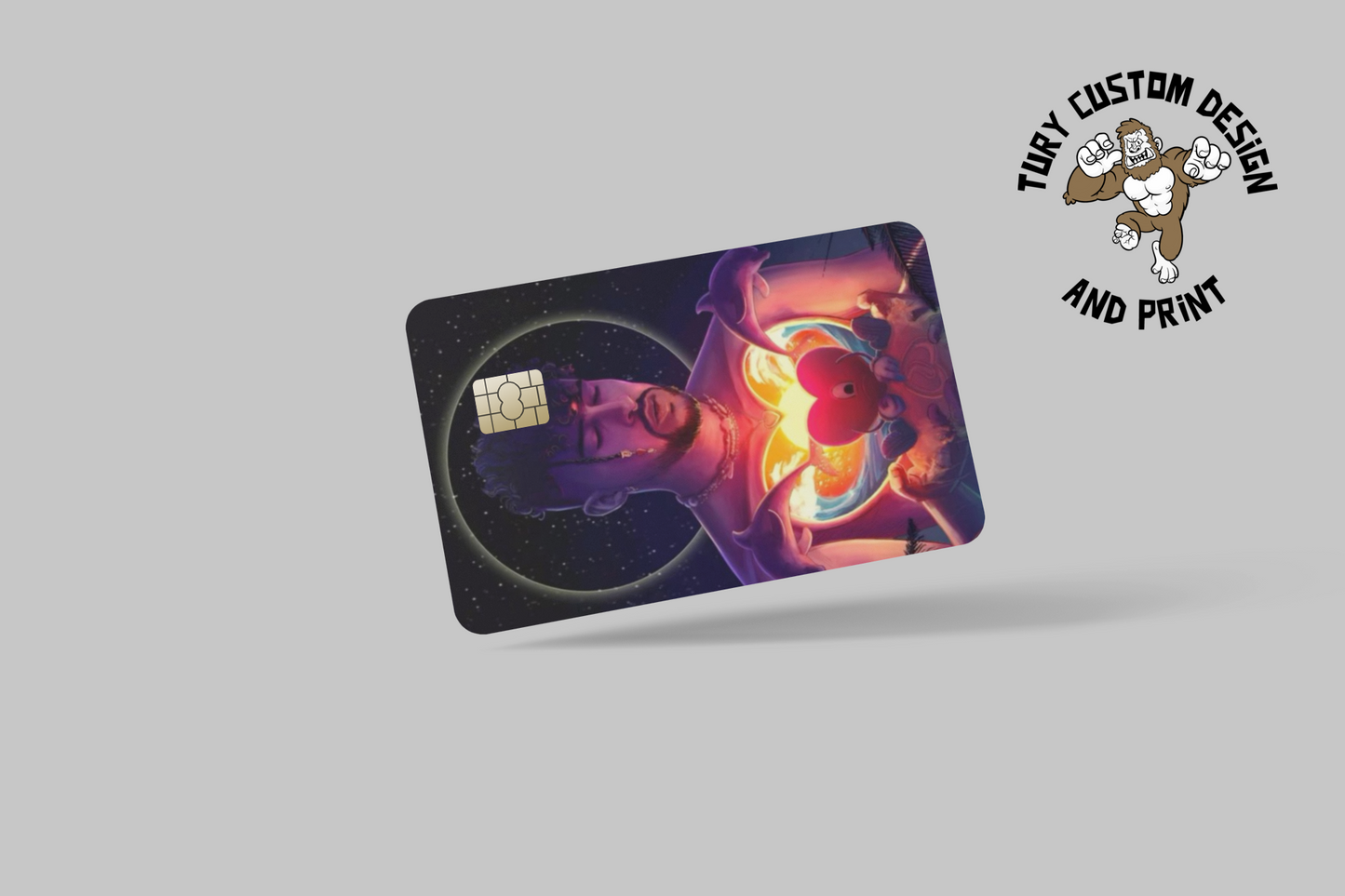 BAD BUNNY 2022 2 PC, credit card skin & DEBIT CARD