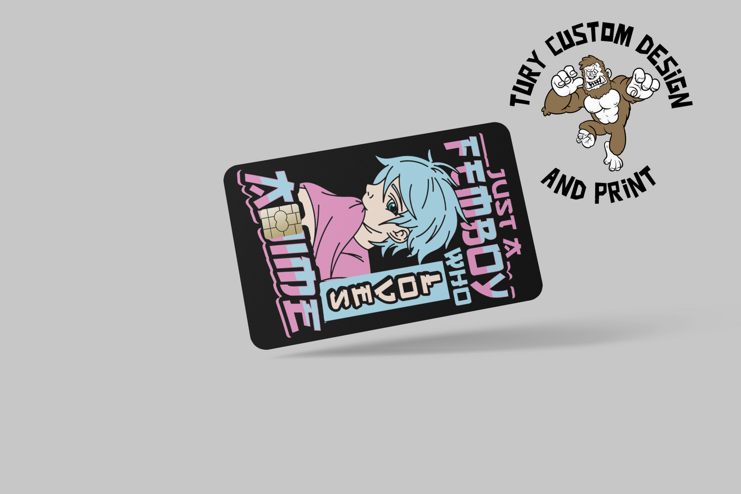 ANIME 2024 2 PC, credit card skin & DEBIT CARD
