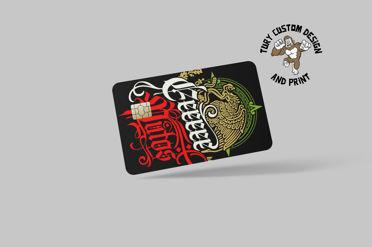 MEXICAN STYLE 2 PC credit card skin & DEBIT CARD