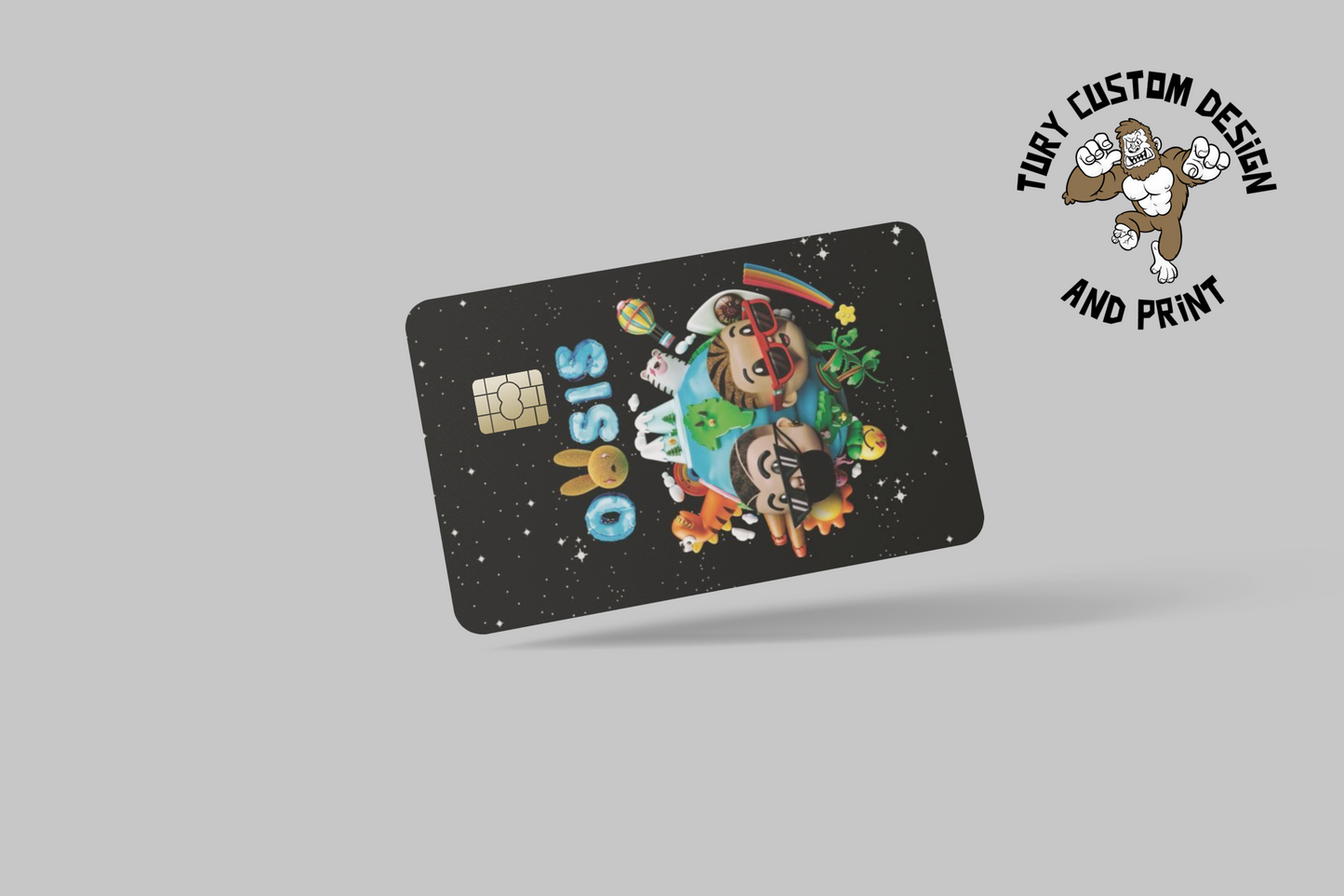 BAD BUNNY 2022 2 PC, credit card skin & DEBIT CARD