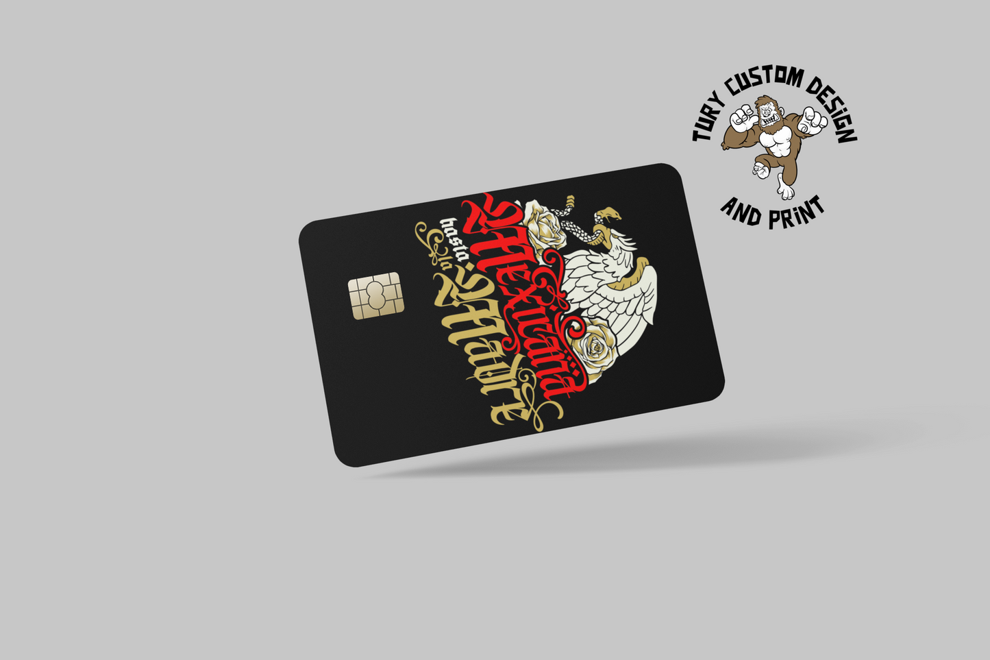 MEXICAN STYLE 2 PC credit card skin & DEBIT CARD