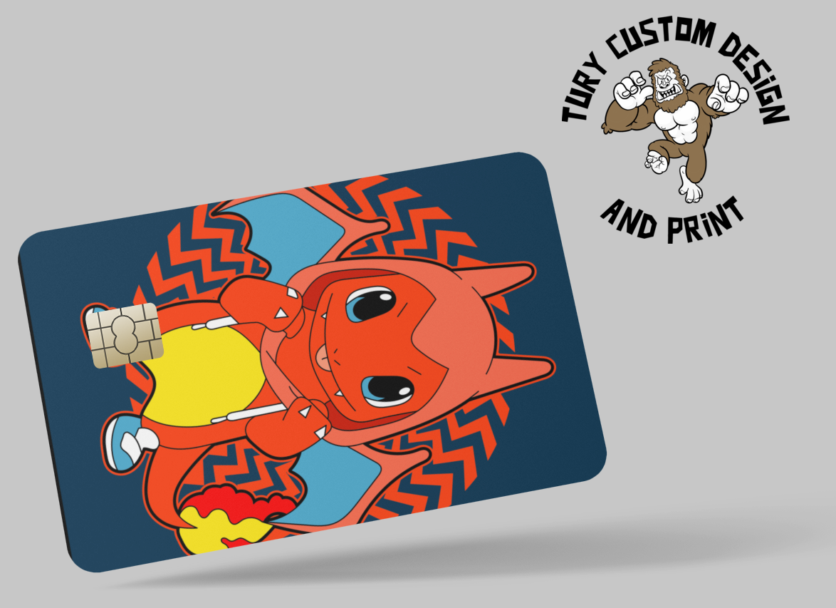 POKEMON 2 PC credit card skin & DEBIT CARD