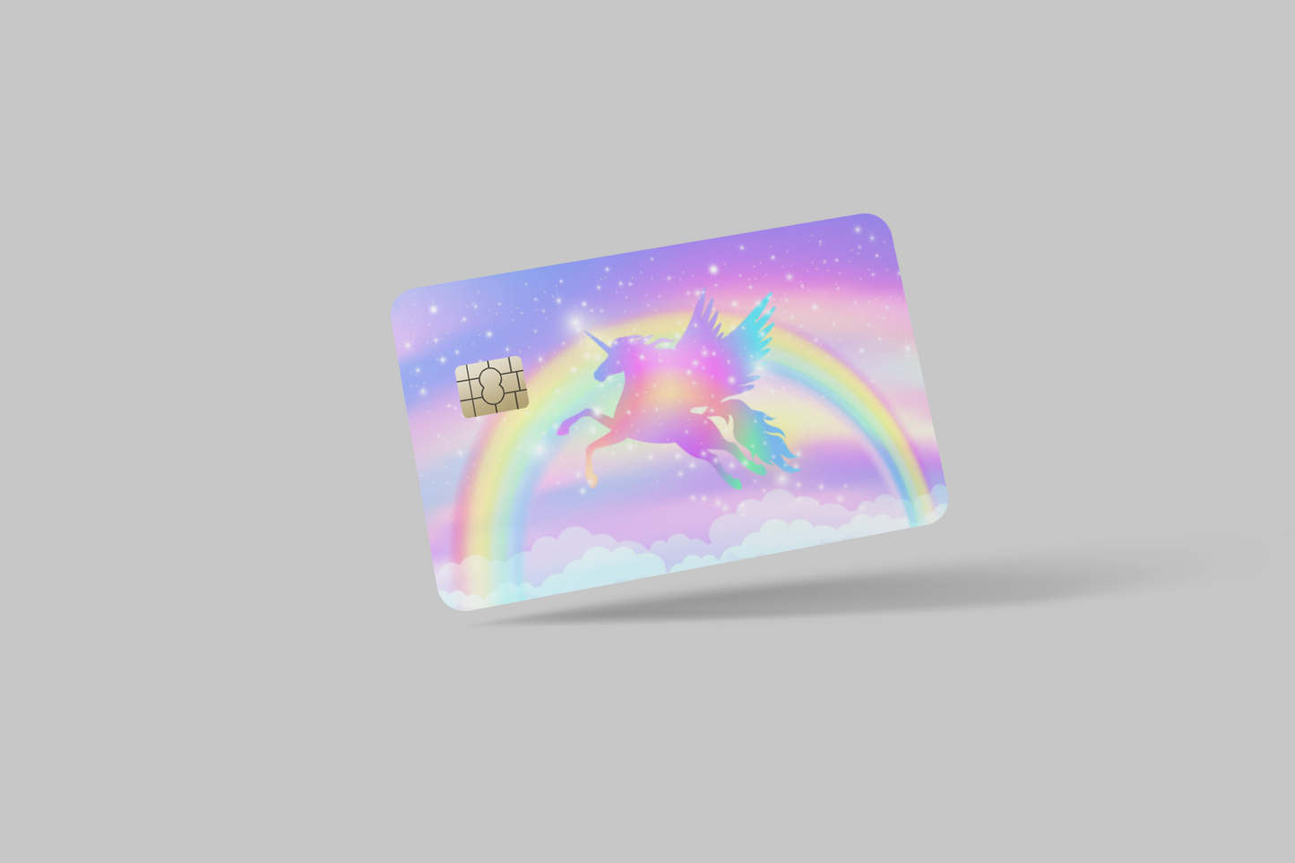 UNICORN 2 PC credit card skin & DEBIT CARD