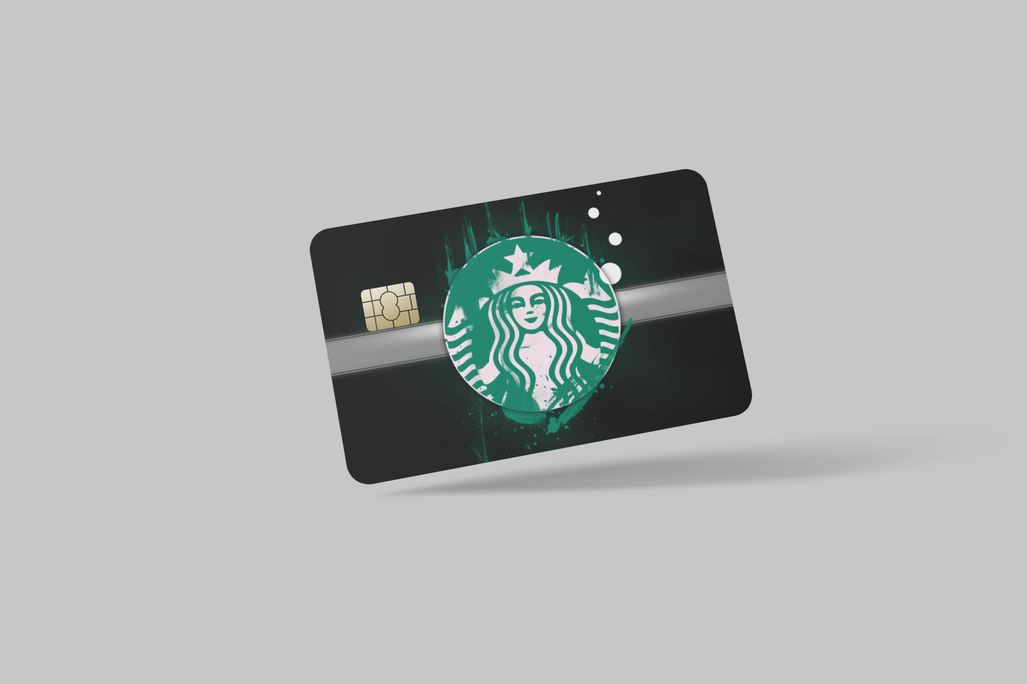 STARBUCKS 2 PC, credit card skin & DEBIT CARD
