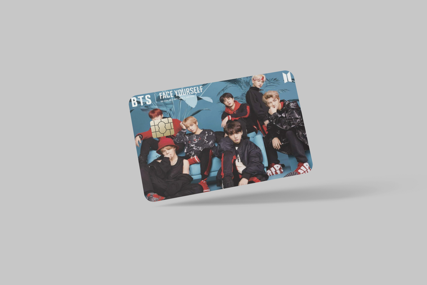 BTS 2 PC, credit card skin & DEBIT CARD