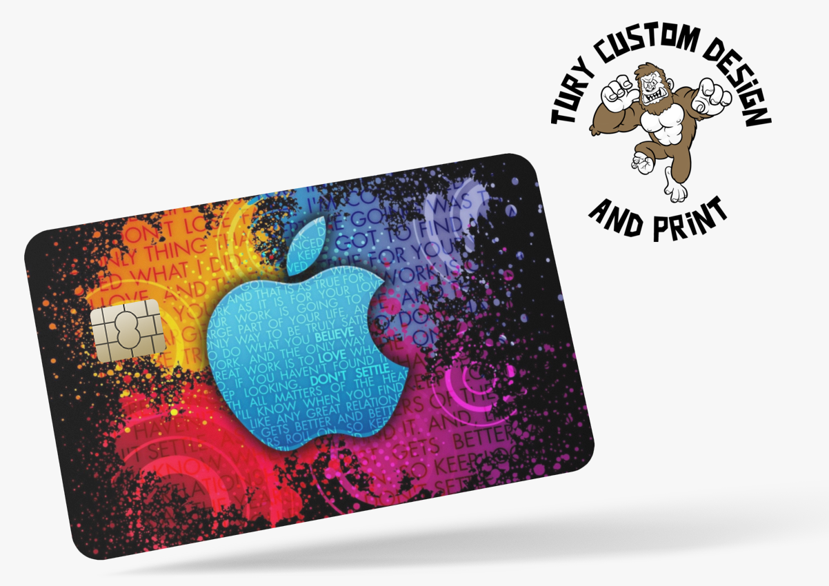 APPLE 2 PC, credit card skin & DEBIT CARD