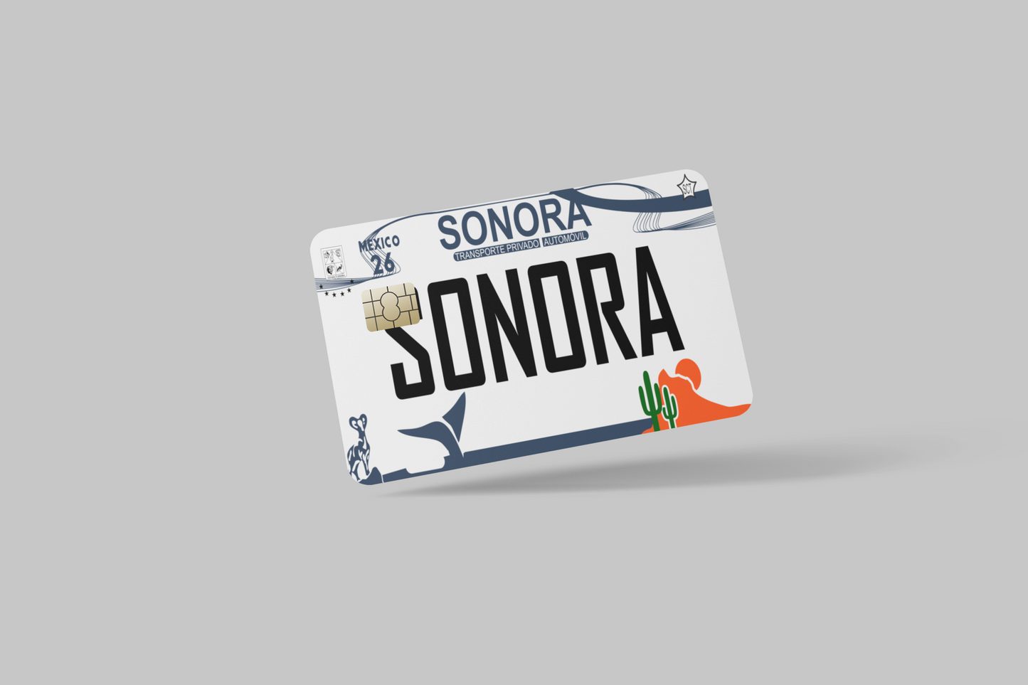 MEXICAN PLATE(PLACAS MEXICANAS) 2 PC credit card skin & DEBIT CARD