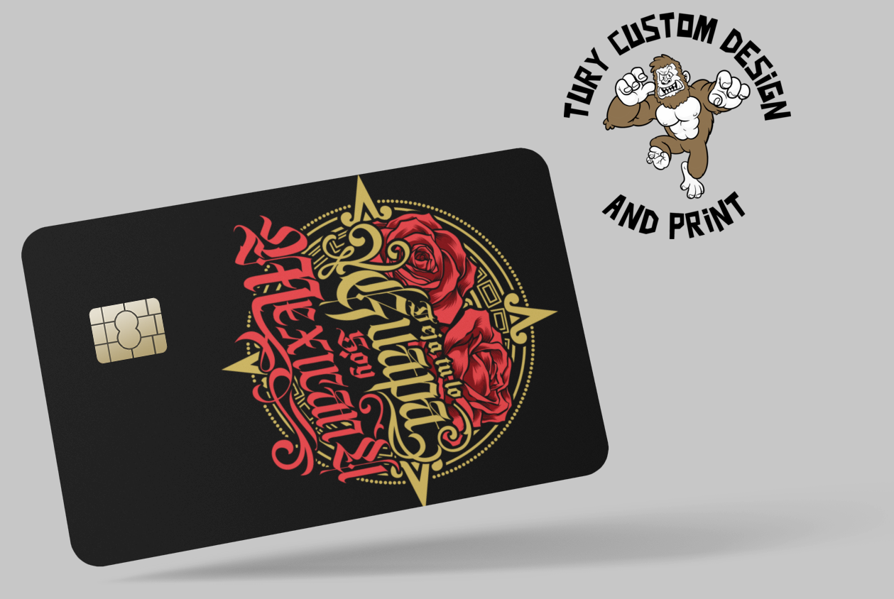 MEXICAN STYLE 2 PC credit card skin & DEBIT CARD