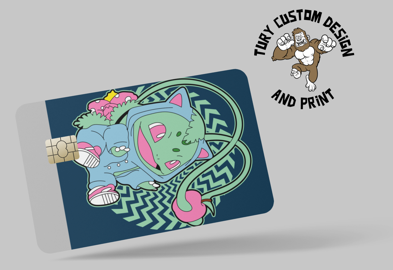 POKEMON 2 PC credit card skin & DEBIT CARD
