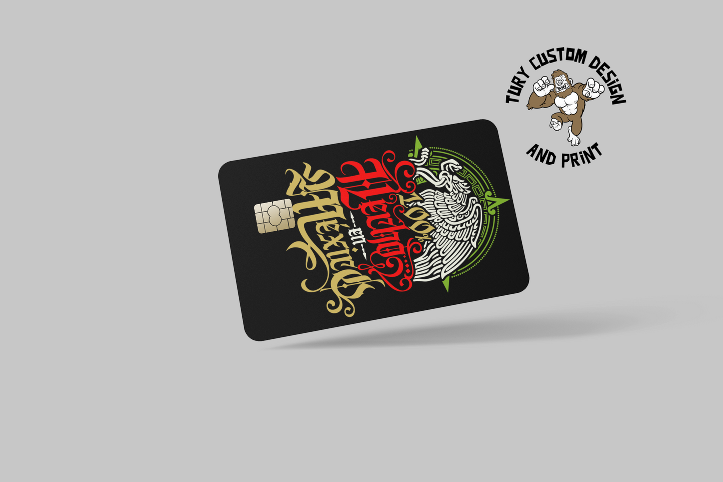 MEXICAN STYLE 2 PC credit card skin & DEBIT CARD