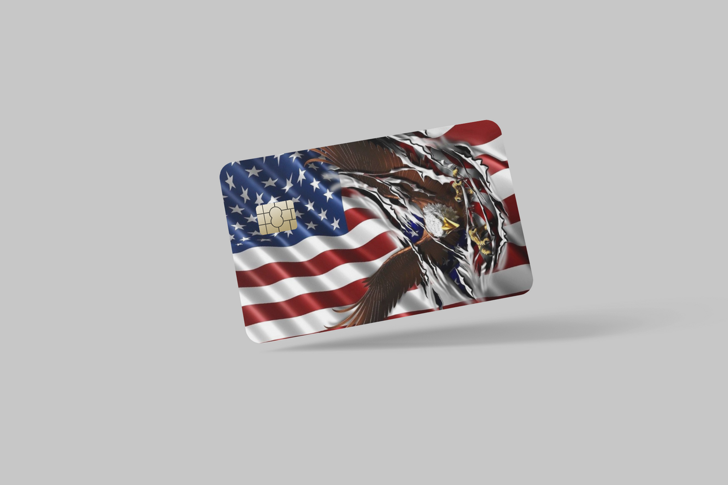 AMERICAN FLAG 2 PC, credit card skin & DEBIT CARD