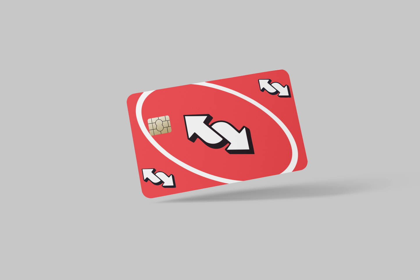 REVERSE 2 PC credit card skin & DEBIT CARD