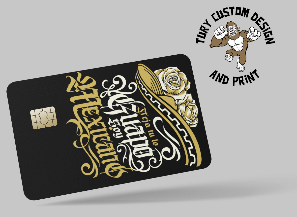 MEXICAN STYLE 2 PC credit card skin & DEBIT CARD