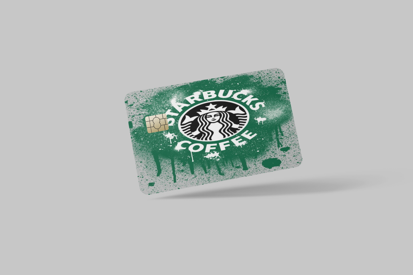 STARBUCKS 2 PC, credit card skin & DEBIT CARD