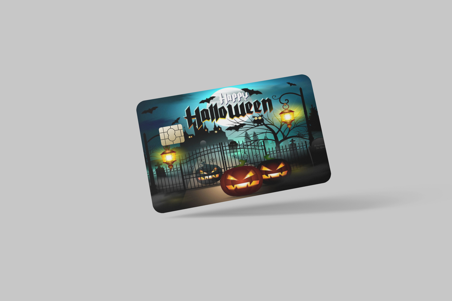 HALLOWEN 2 PC credit card skin & DEBIT CARD