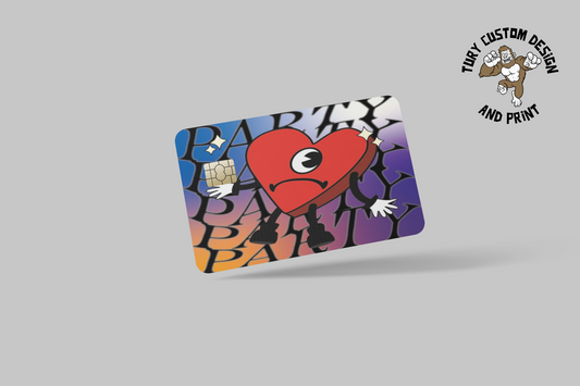 BAD BUNNY2023  2 PC, credit card skin & DEBIT CARD