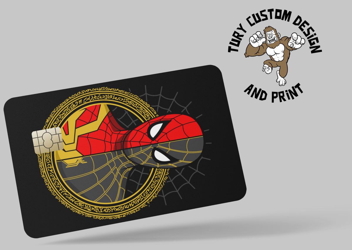 SPIDERMAN 2 PC, credit card skin & DEBIT CARD
