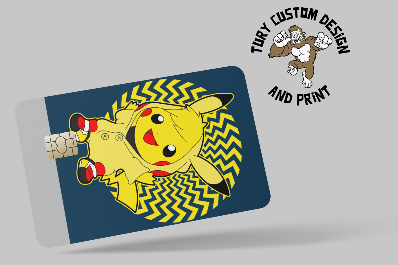 POKEMON 2 PC credit card skin & DEBIT CARD