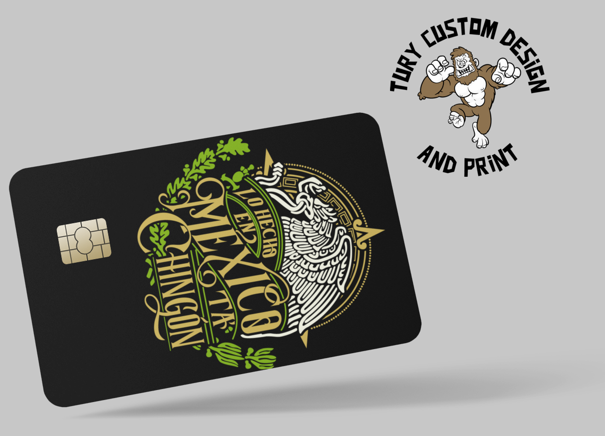 MEXICAN STYLE 2 PC credit card skin & DEBIT CARD