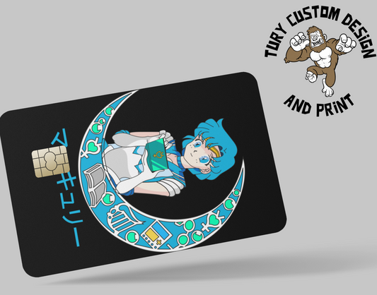 SAYLOR MOON  2 PC  credit card skin & DEBIT CARD