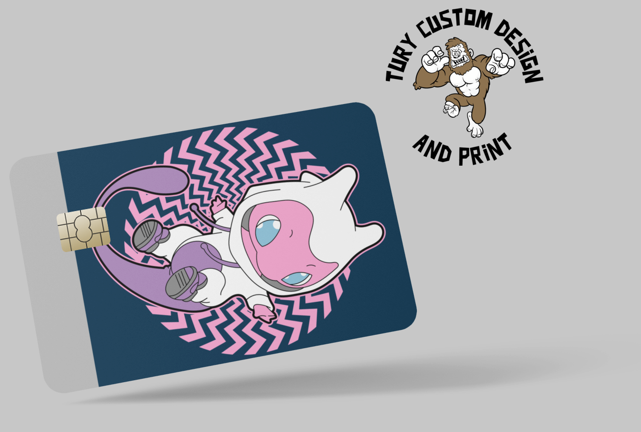 POKEMON 2 PC credit card skin & DEBIT CARD