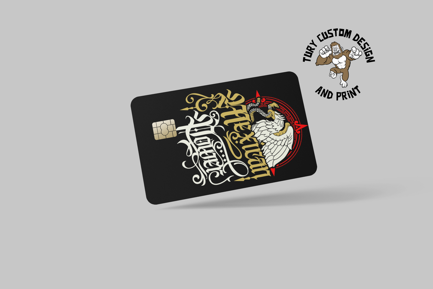 MEXICAN STYLE 2 PC credit card skin & DEBIT CARD