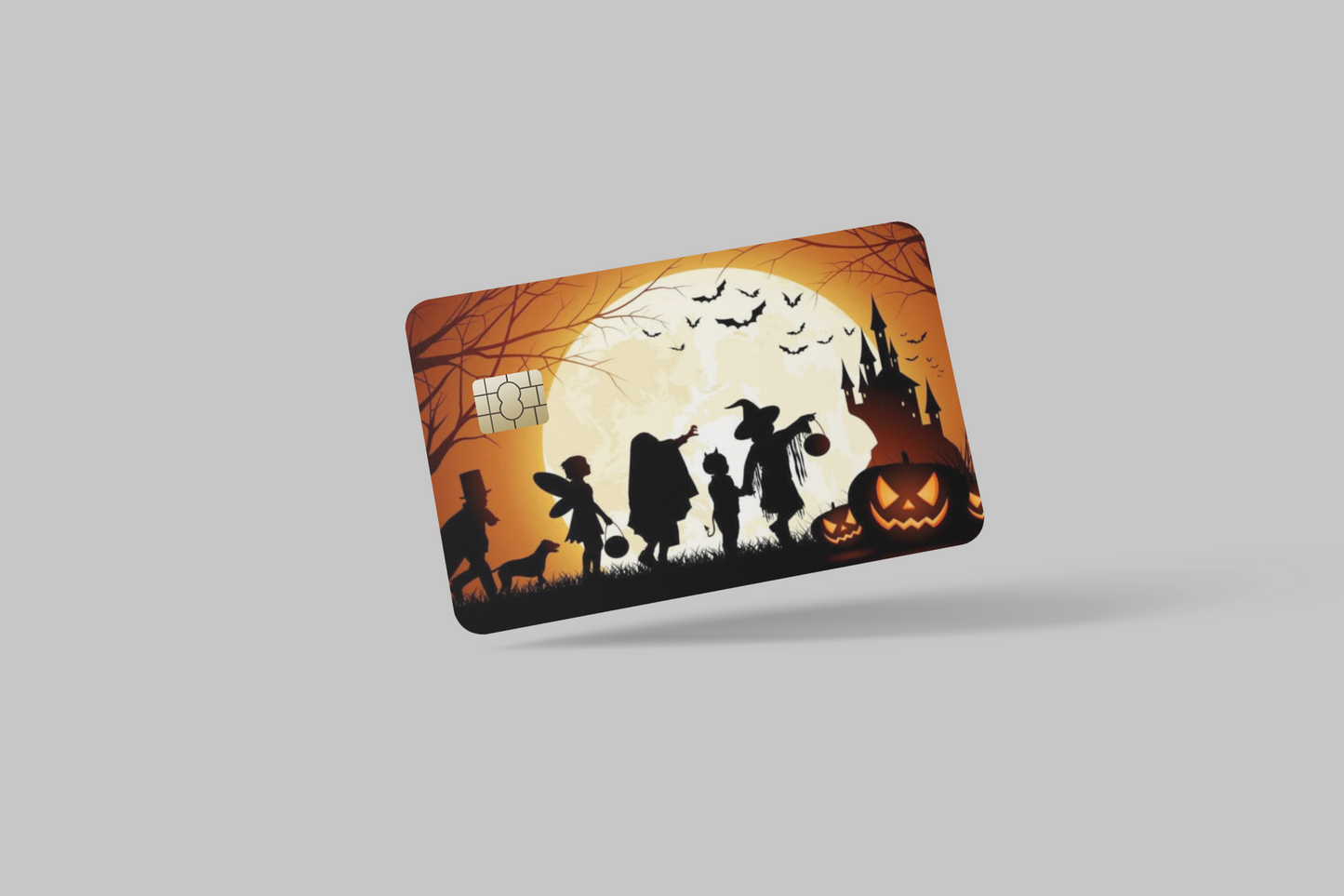 HALLOWEN 2 PC credit card skin & DEBIT CARD