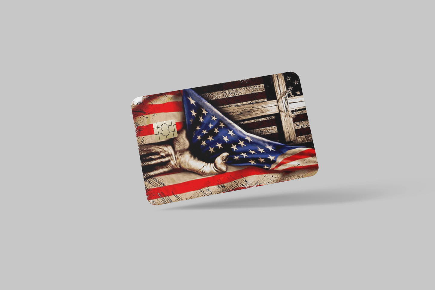 AMERICAN FLAG 2 PC, credit card skin & DEBIT CARD