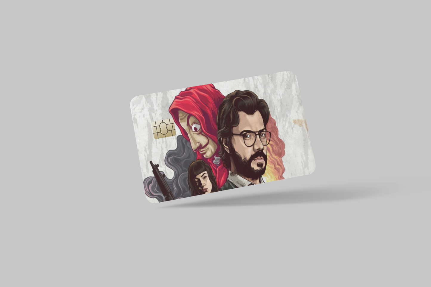 CASA DE PAPEL 2 PC, credit card skin & DEBIT CARD