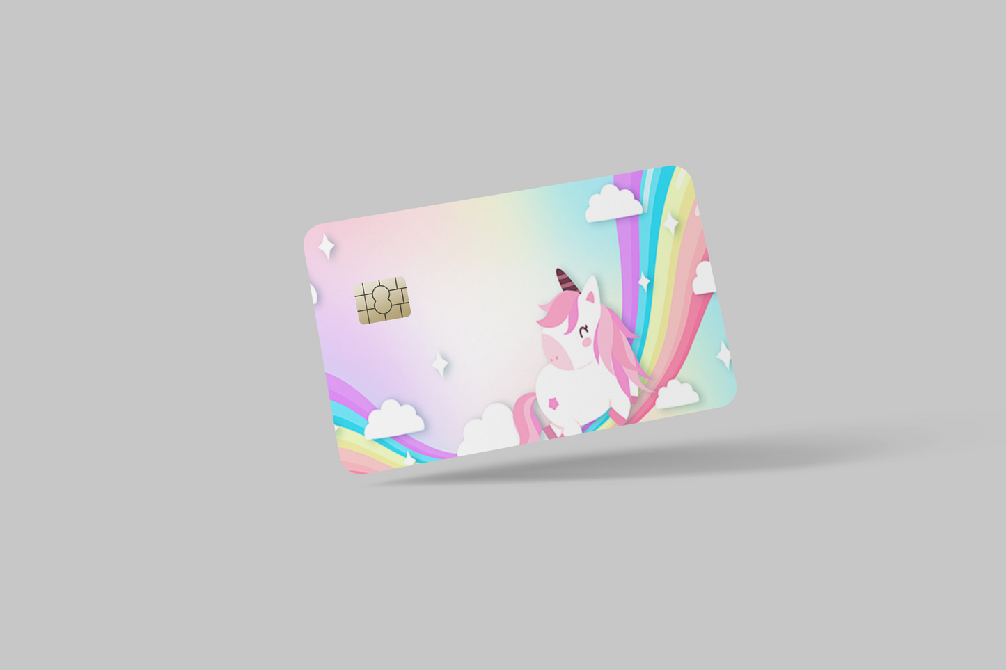 UNICORN 2 PC credit card skin & DEBIT CARD