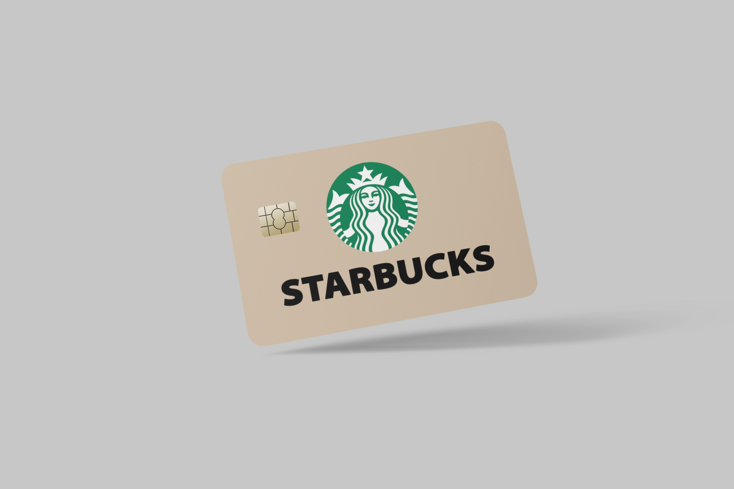STARBUCKS 2 PC, credit card skin & DEBIT CARD