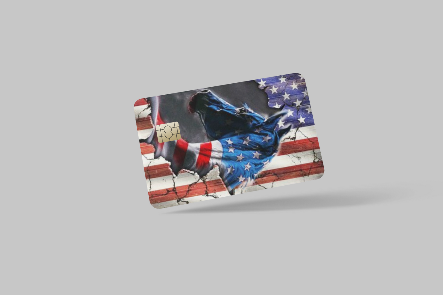 AMERICAN FLAG 2 PC, credit card skin & DEBIT CARD
