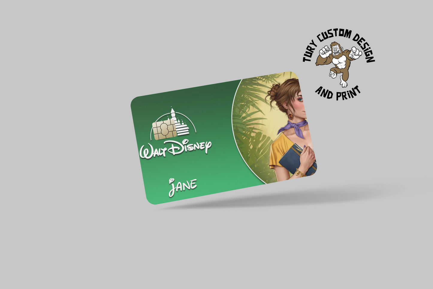 NEW PRINCESSES DISNEY 2 PC credit card skin & DEBIT CARD