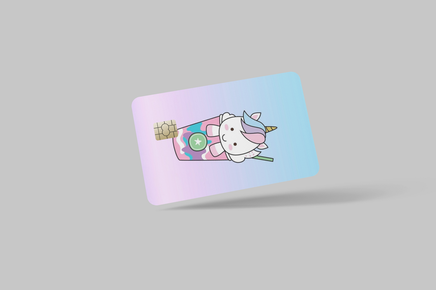 UNICORN 2 PC credit card skin & DEBIT CARD