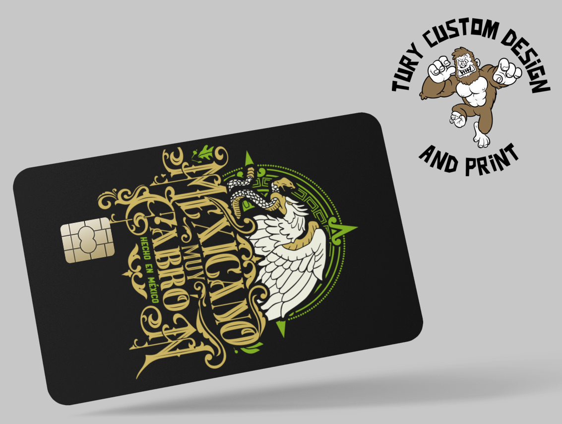 MEXICAN STYLE 2 PC credit card skin & DEBIT CARD