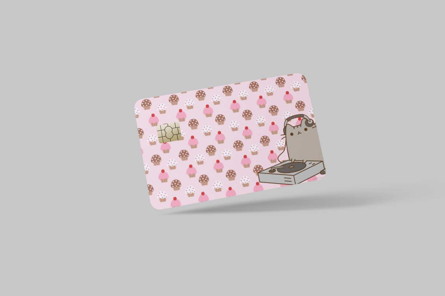 PUSHEEN THE CAT 2 PC credit card skin & DEBIT CARD