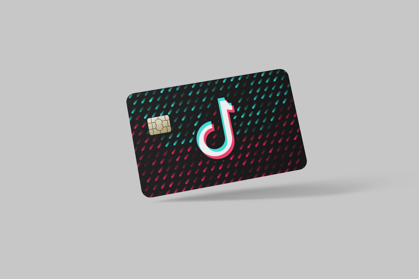 TIK TOK 2 PC credit card skin & DEBIT CARD