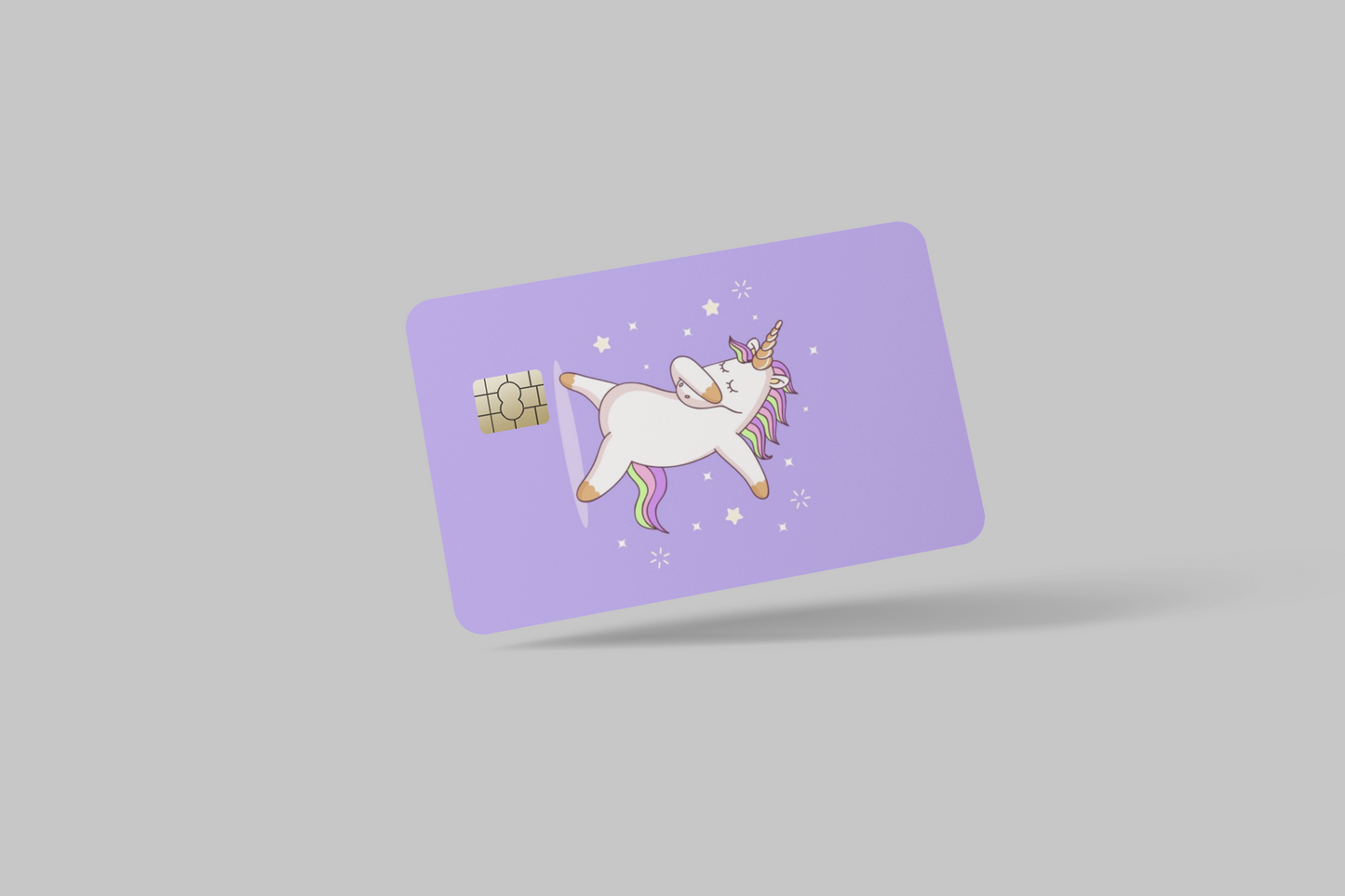 UNICORN 2 PC credit card skin & DEBIT CARD
