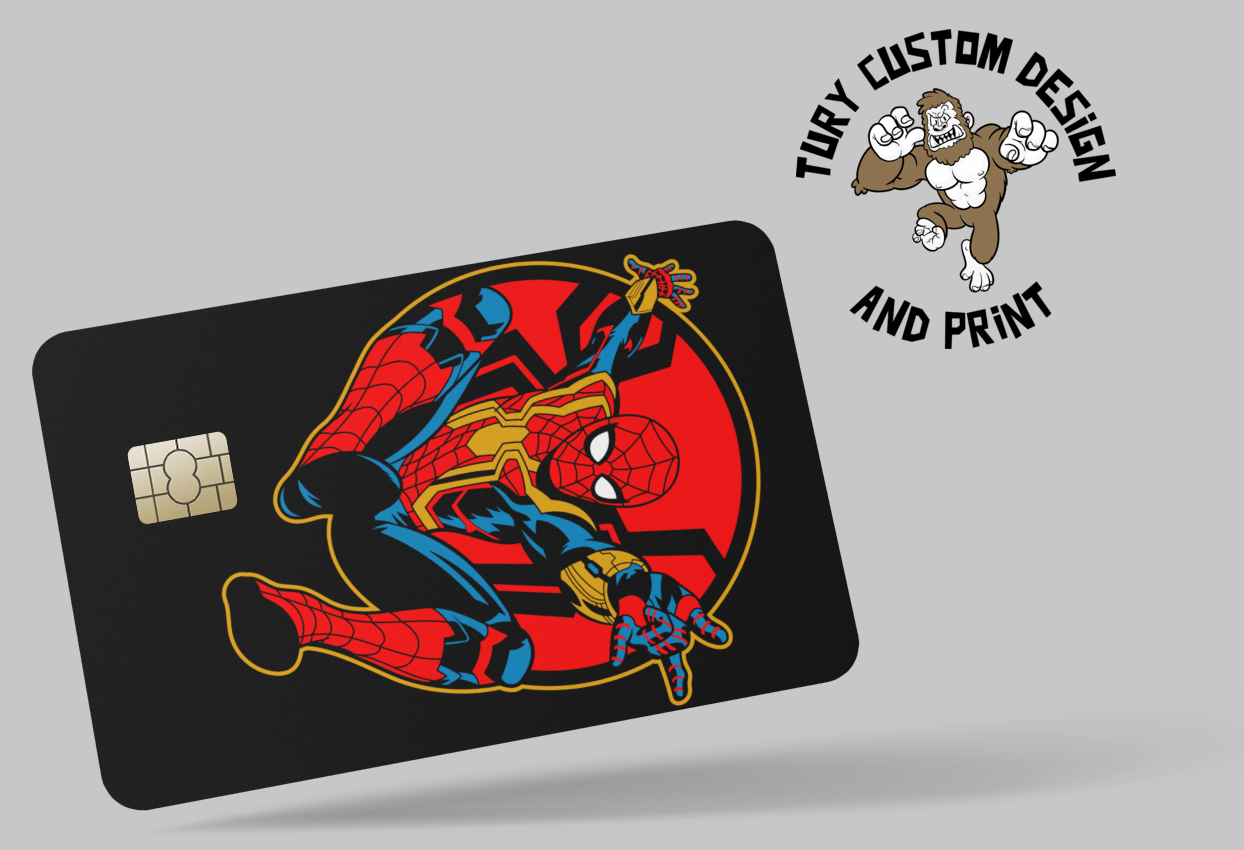 SPIDERMAN 2 PC, credit card skin & DEBIT CARD