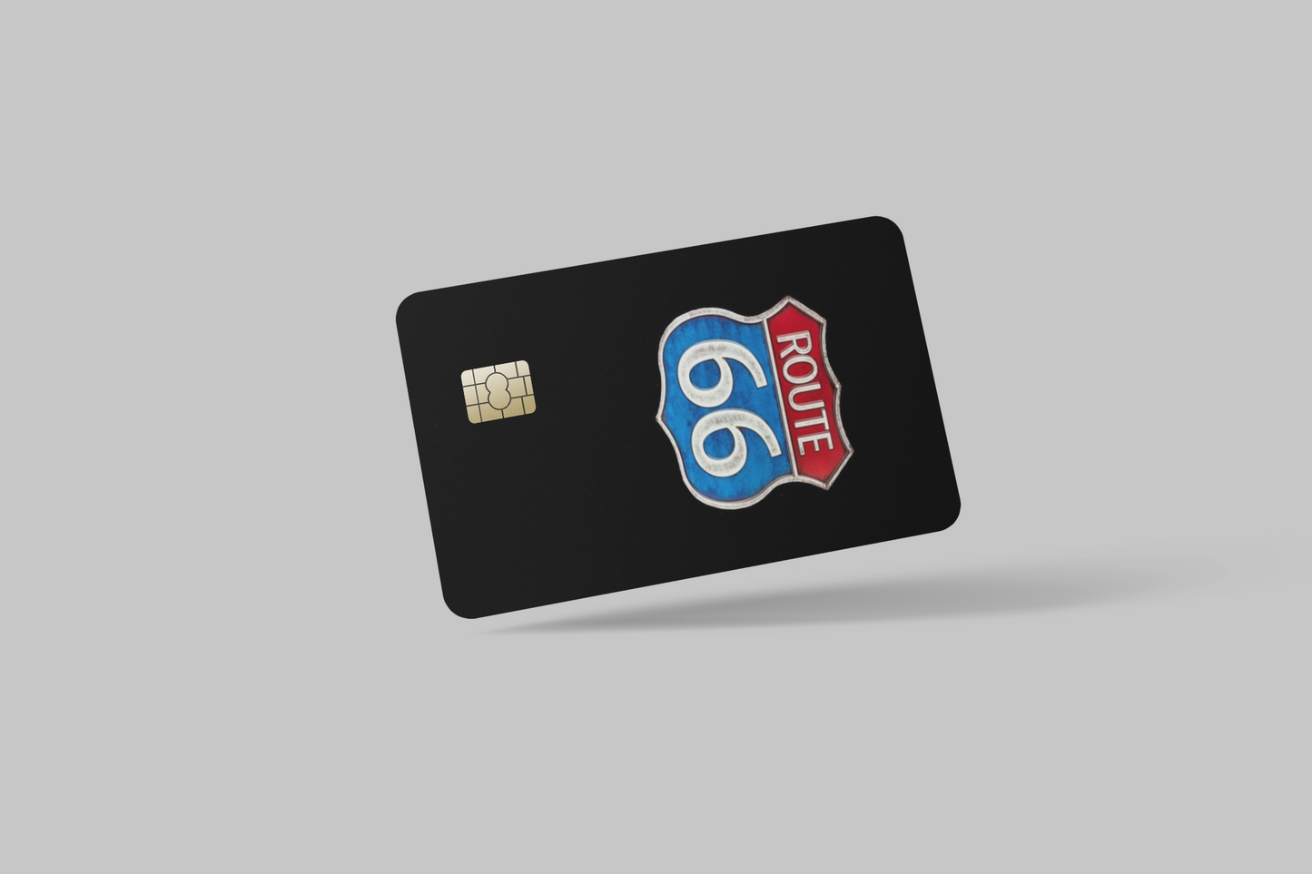 ROUTE 66 2 PC credit card skin & DEBIT CARD