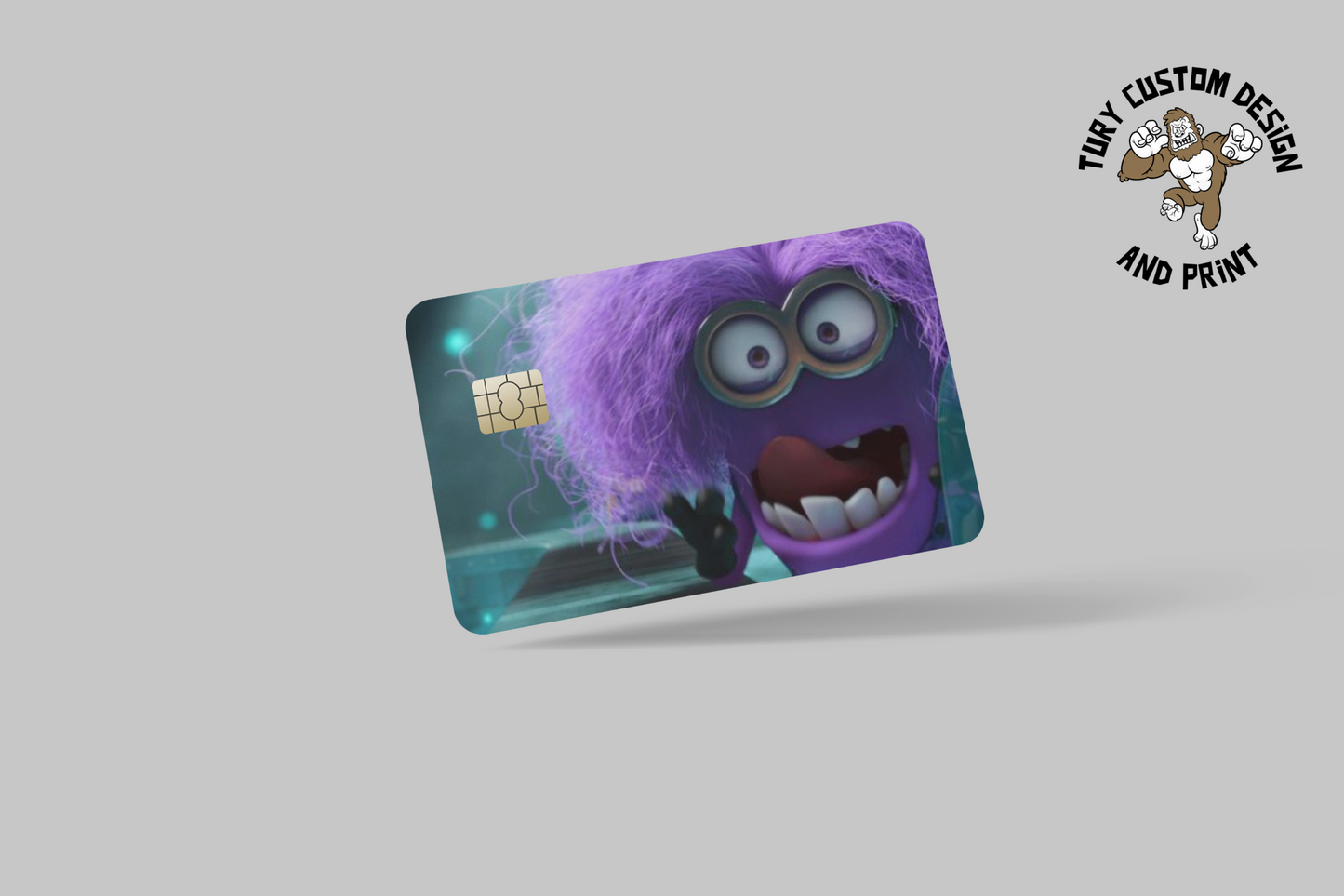 MINIONS 2 PC credit card skin & DEBIT CARD
