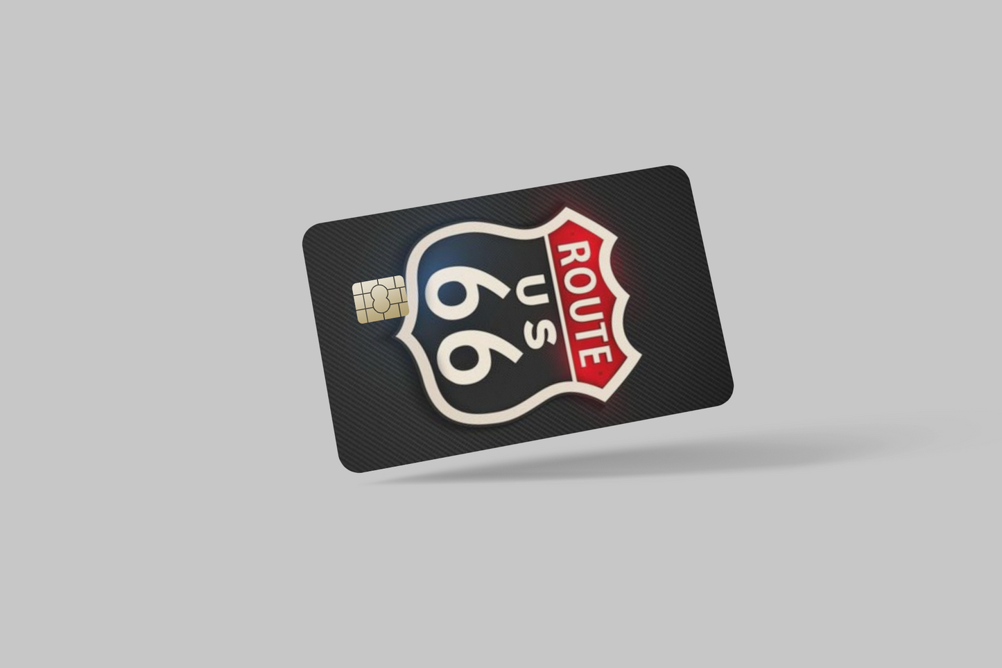 ROUTE 66 2 PC credit card skin & DEBIT CARD