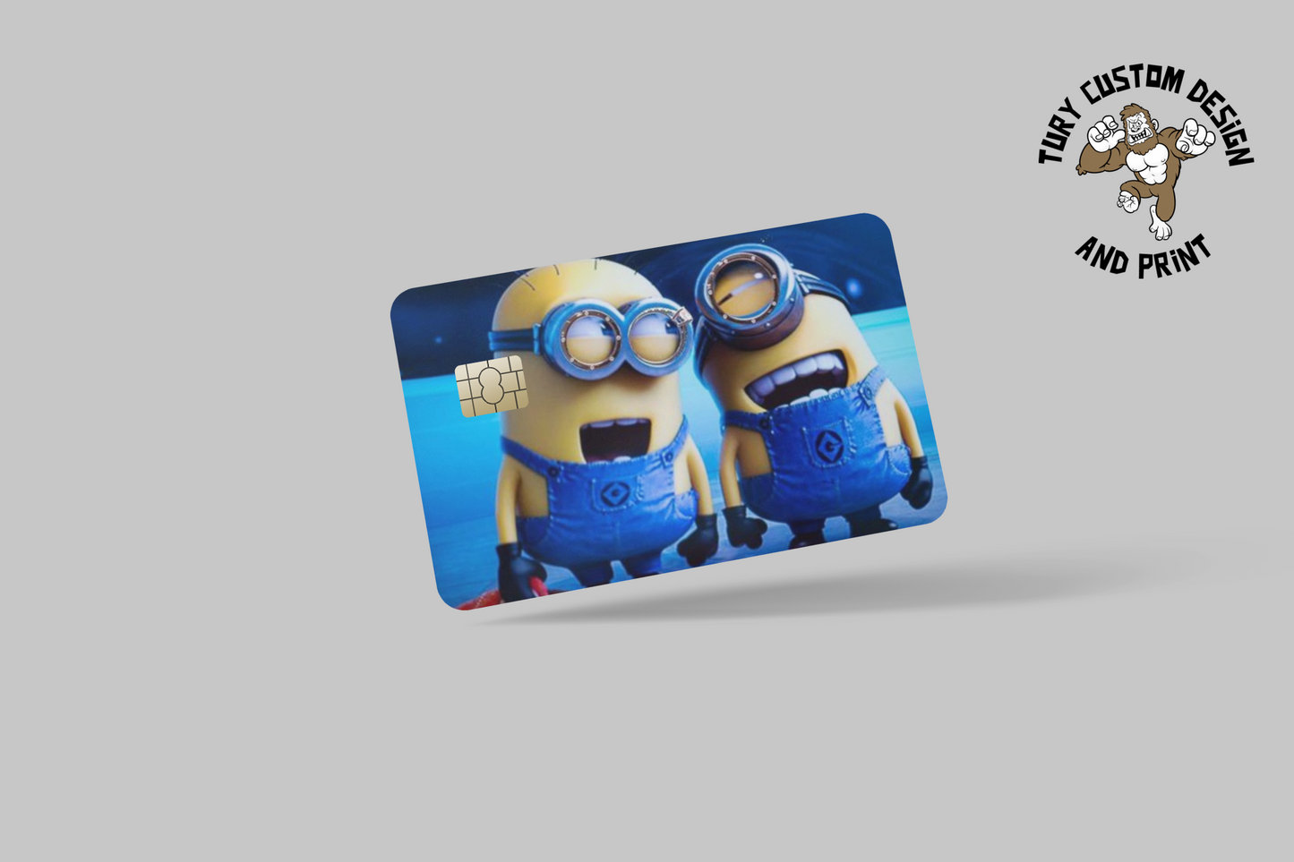 MINIONS 2 PC credit card skin & DEBIT CARD